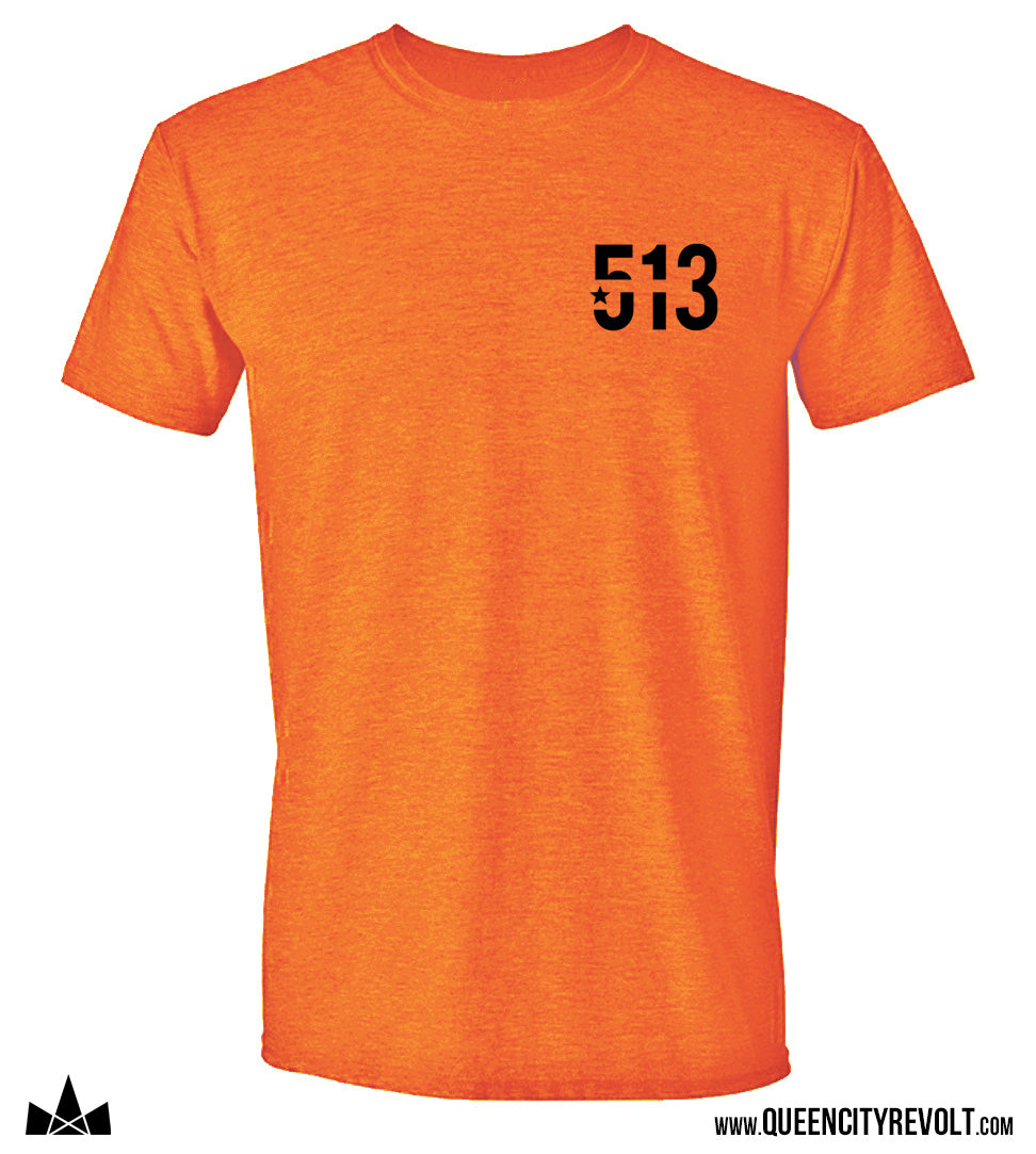 Cincinnati Ohio, 513 Performance T-shirt, Orange