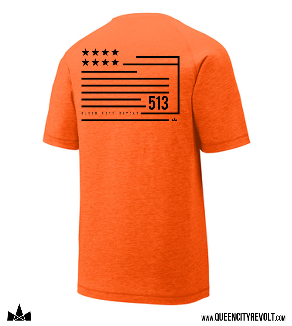 Cincinnati Ohio, 513 Performance T-shirt, Orange