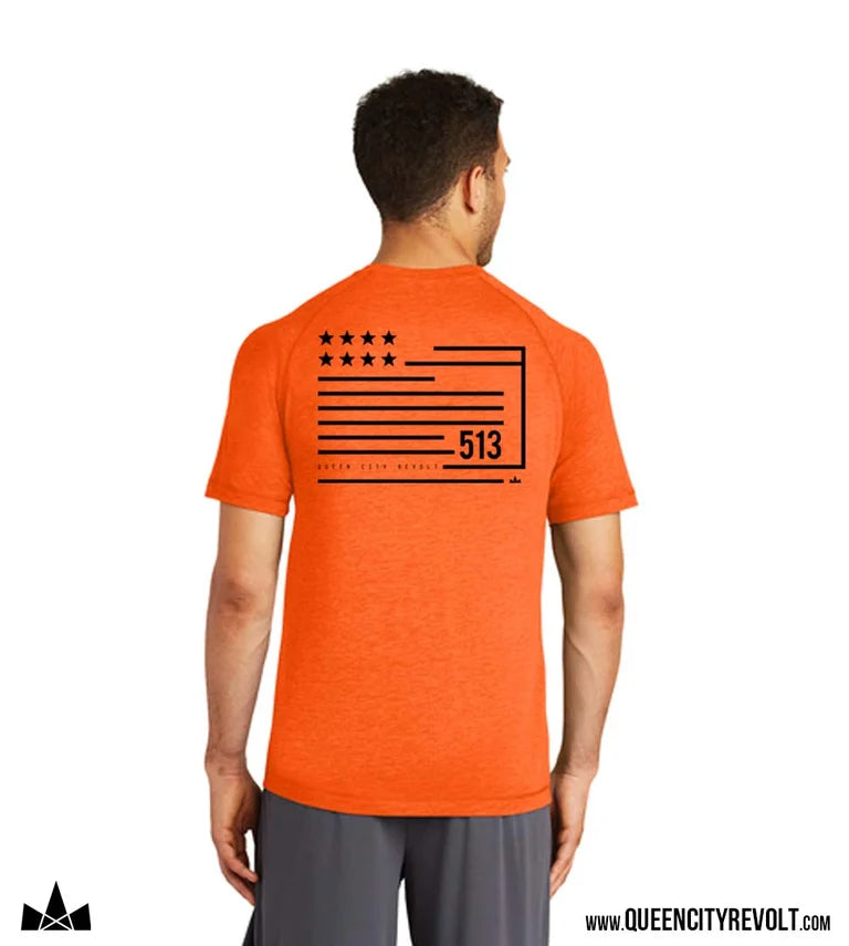 Cincinnati Ohio, 513 Performance T-shirt, Orange