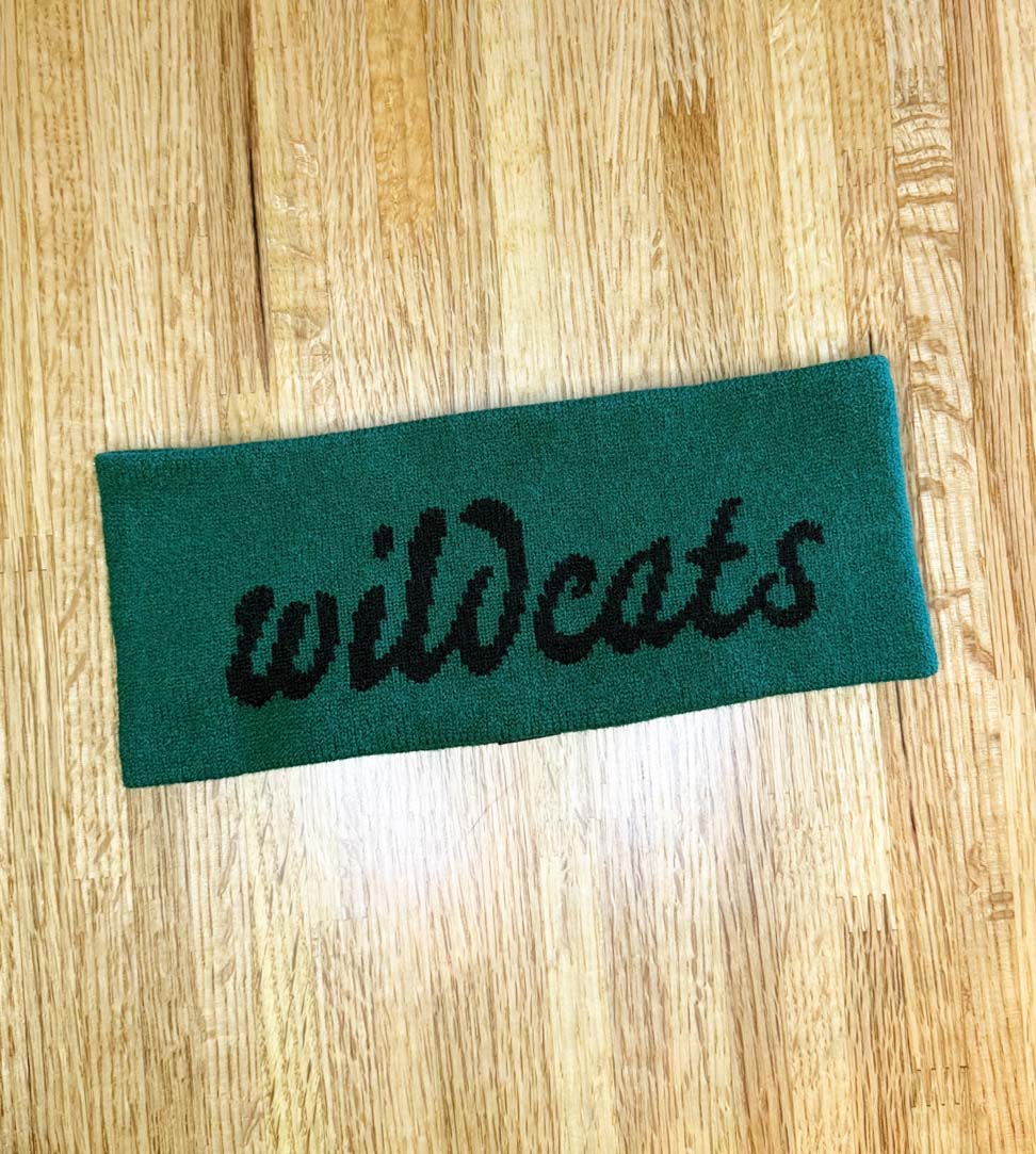 Harrison Knit Headband, Green/Black