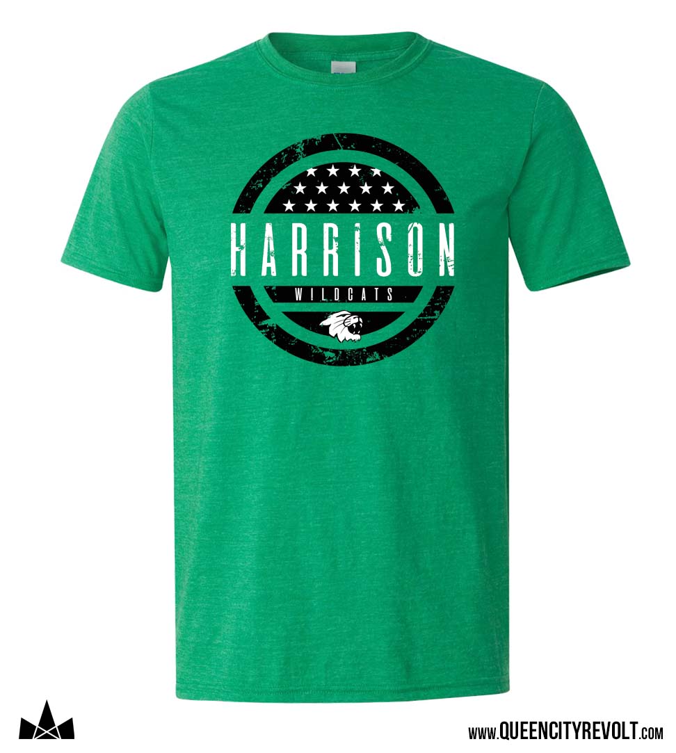 Harrison Stars T-Shirt, Green