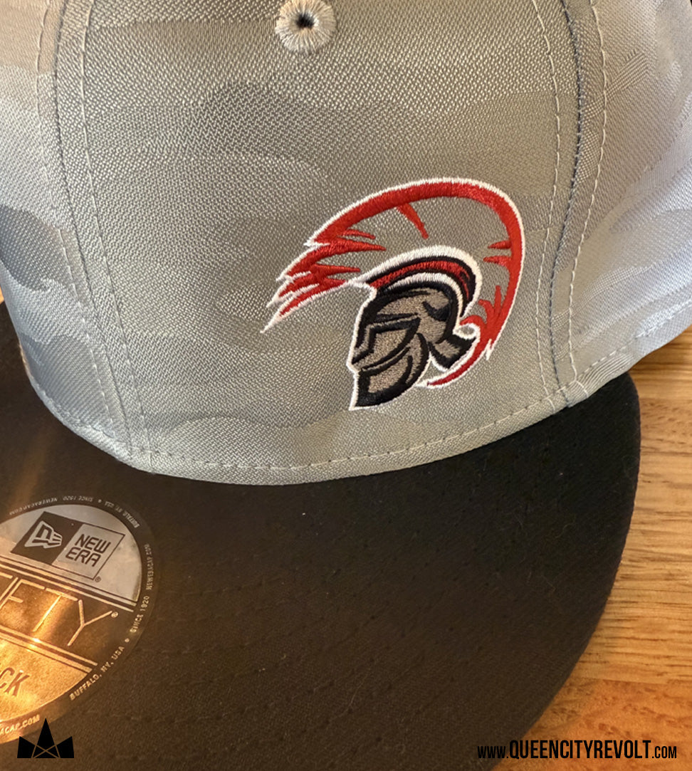 East Central Snapback, Grey Camo/Black