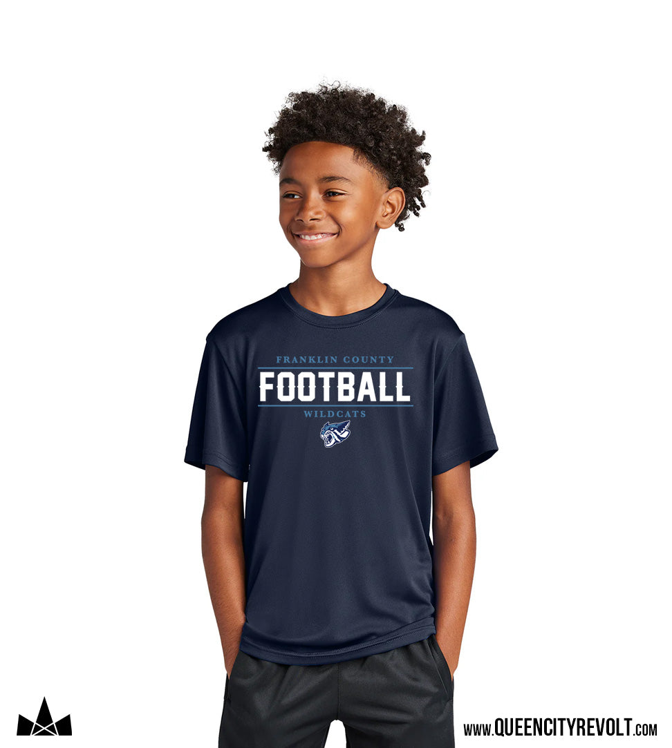 Franklin County Youth Performance Tshirt, Navy