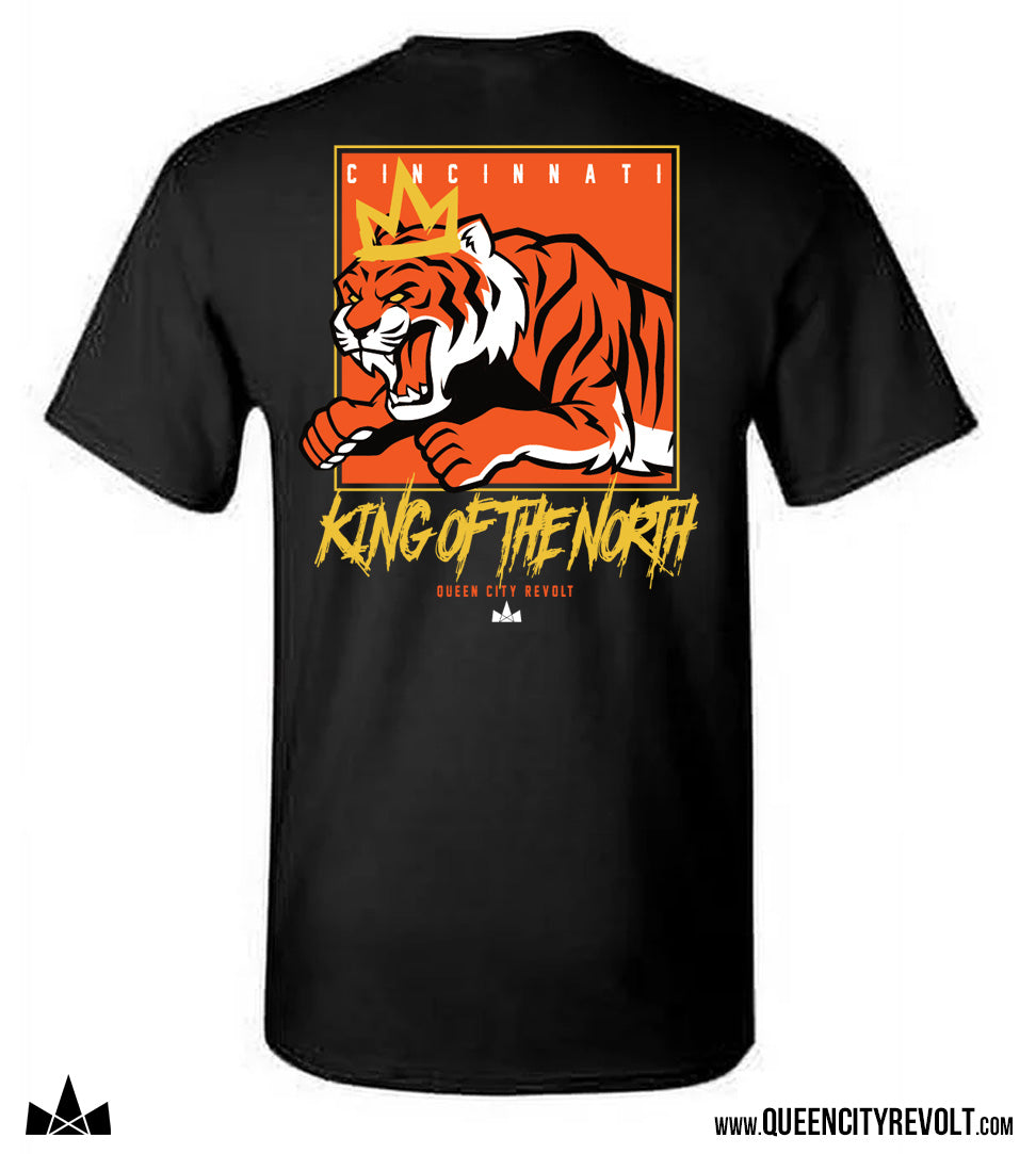 Cincinnati Football, King in the North T-Shirt, Black