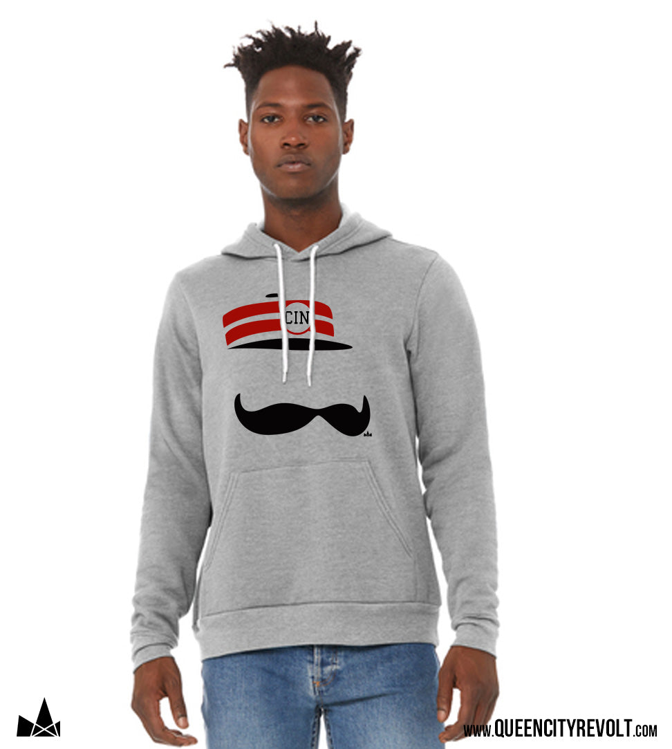 Cincinnati Baseball, Mr Red Hoodie, Grey