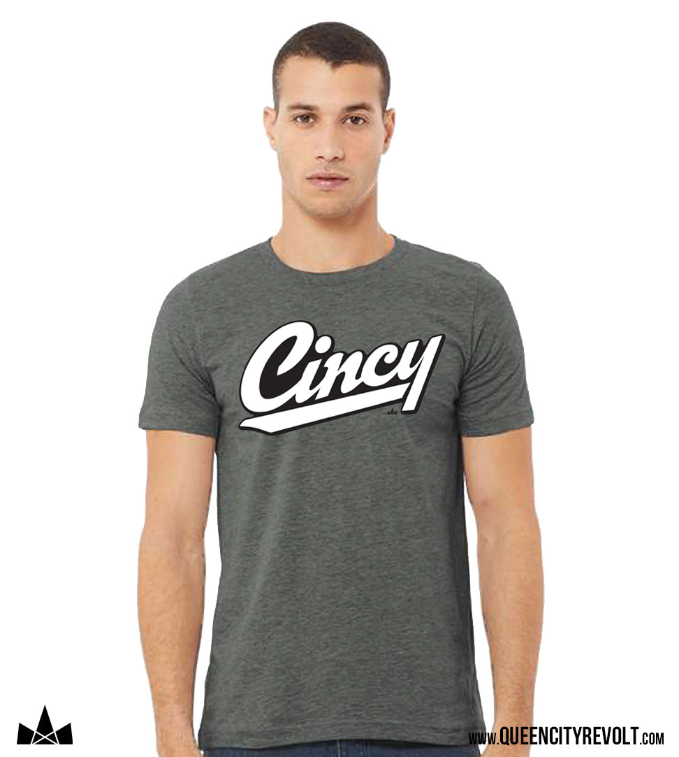 Cincy Adult Tshirt, Dark Grey Heather