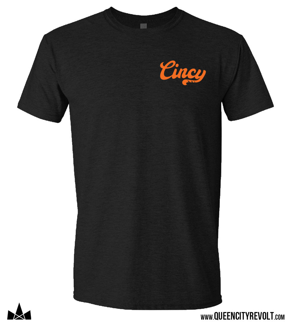 Cincinnati Football, Tiger T-Shirt, Black