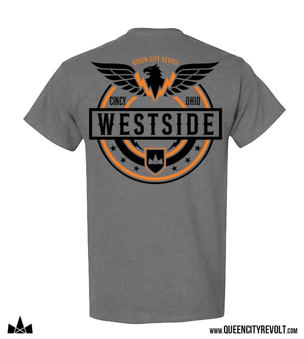 Westside Eagle Youth T-Shirt, Grey