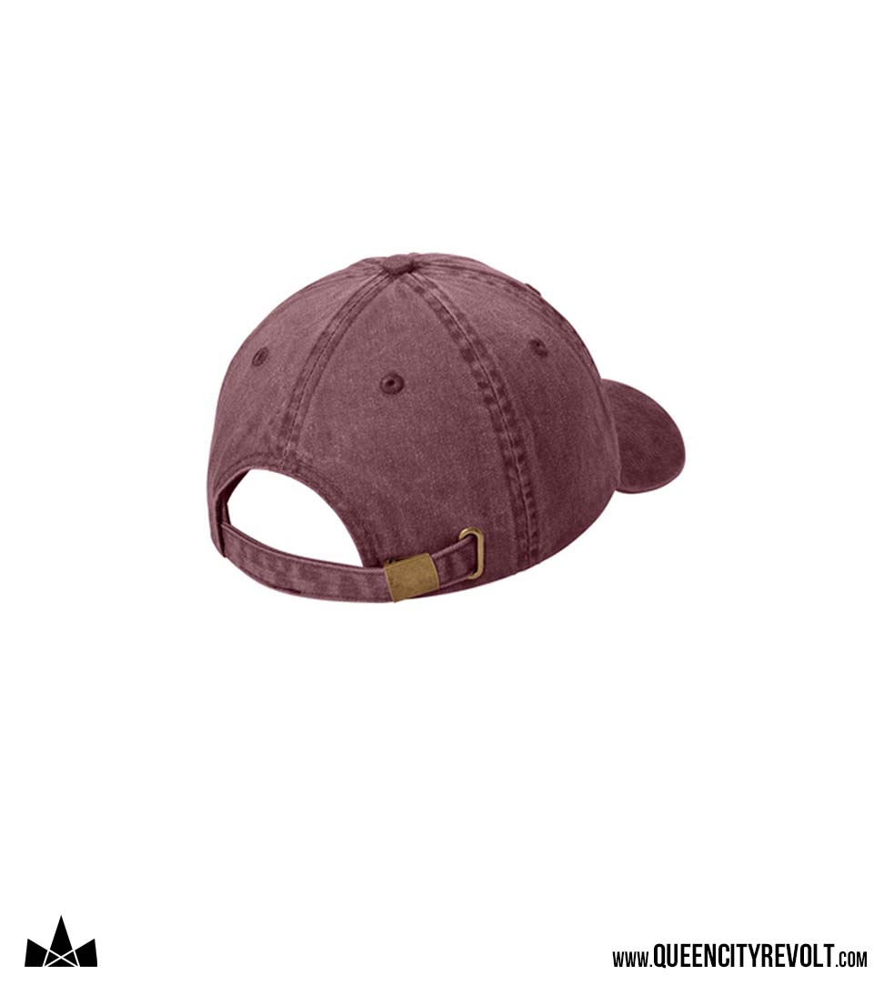 Ross Twill Adult Cap, Maroon