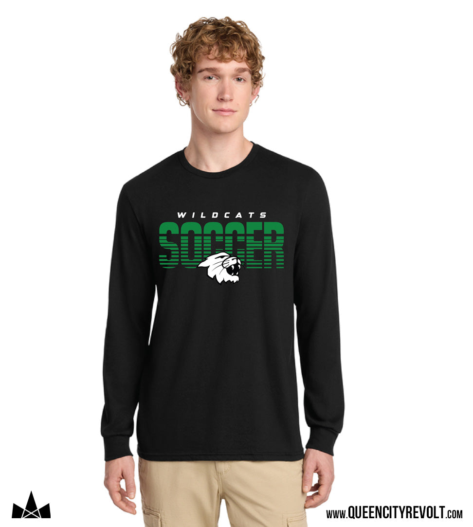 Harrison Soccer Longsleeve Tee, Black