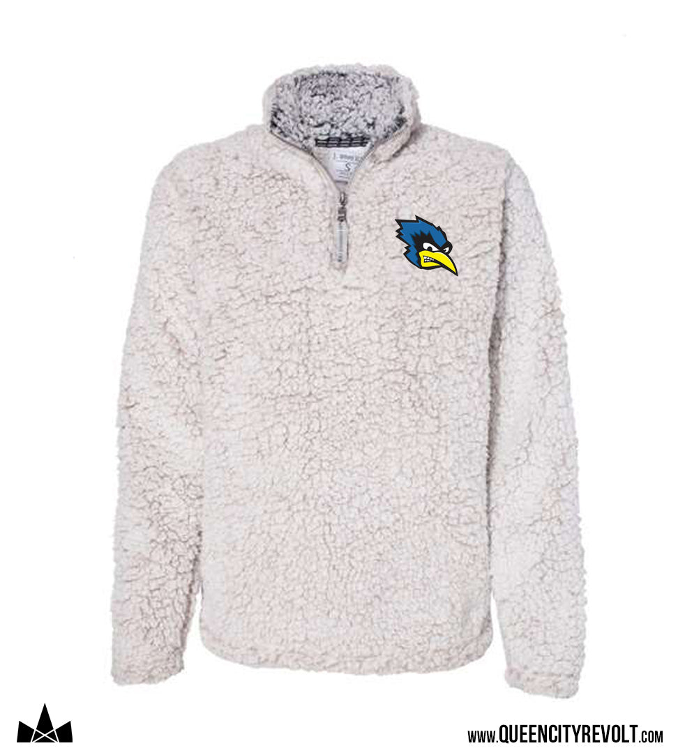 St John Dry Ridge, Ladies Sherpa 1/4 Zip, Oatmeal