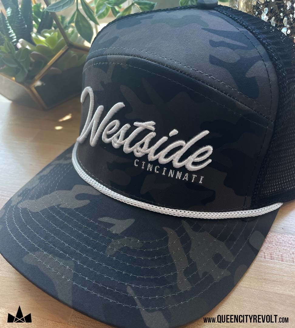 Westside Adult Snapback, Camo/White