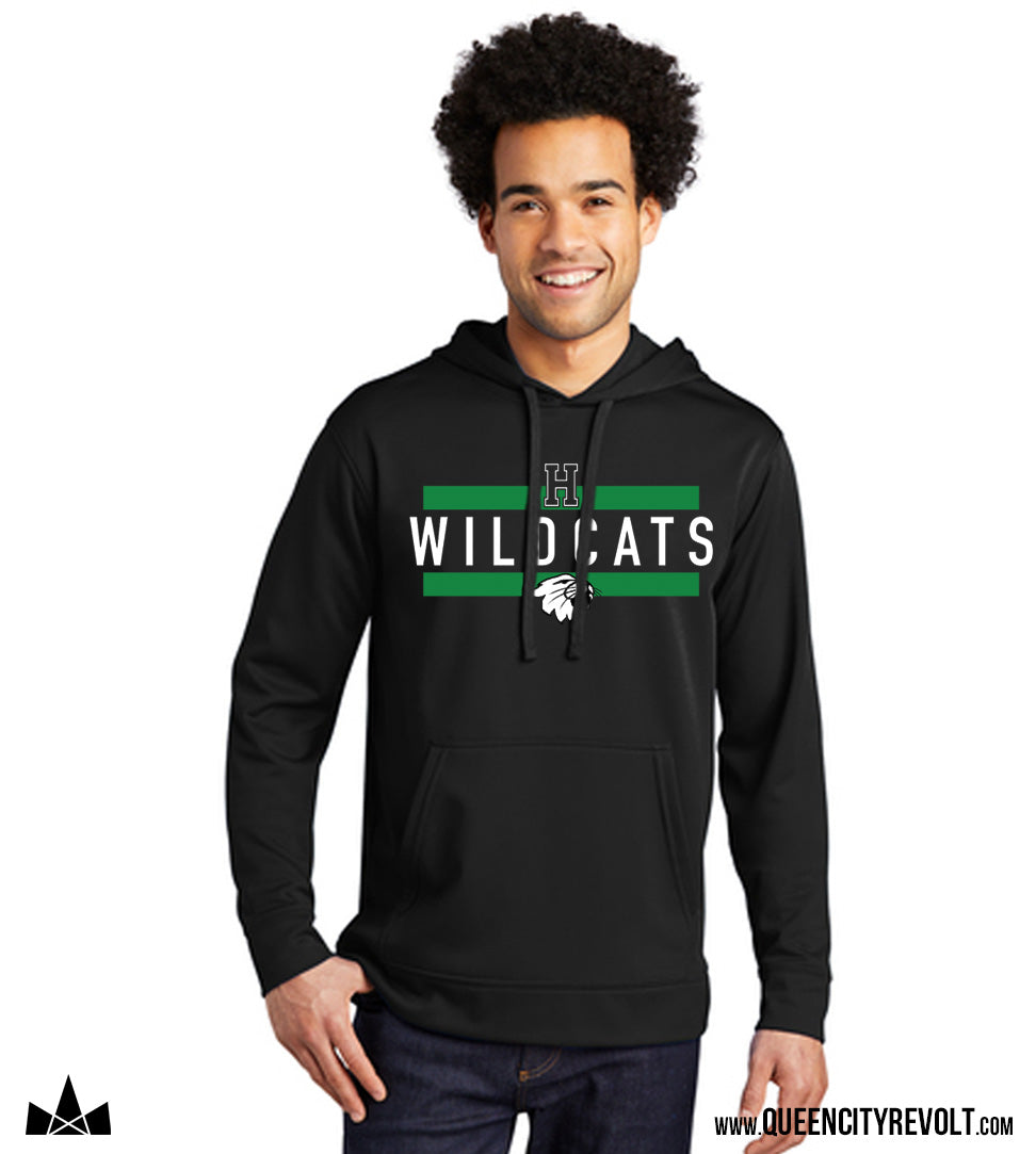 Harrison Adult Performance Hoodie, Black