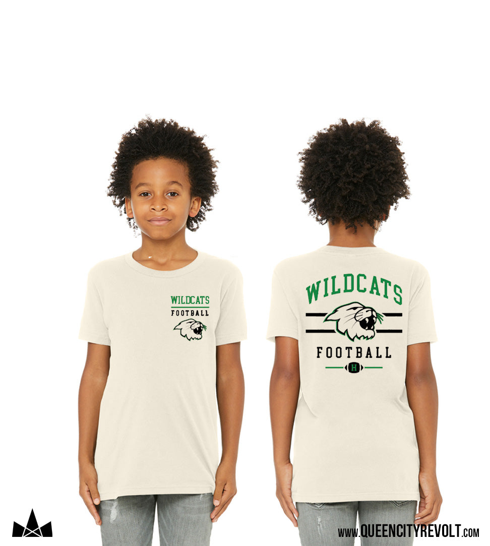 Harrison Football Youth Tee, Natural / HYF