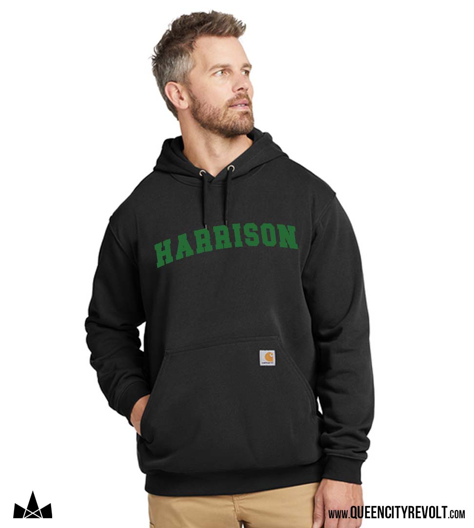 Harrison, Carhartt Midweight Hoodie, Black