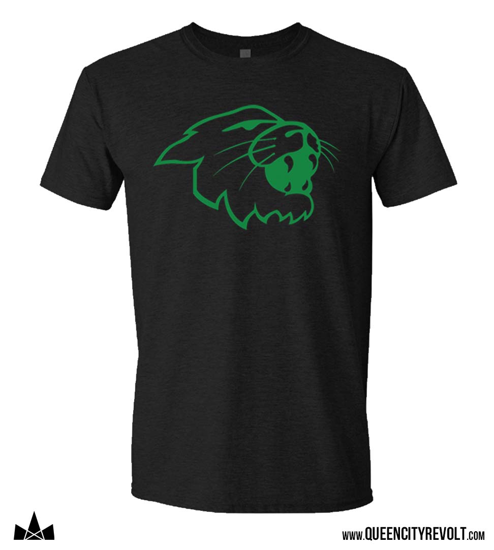 Harrison Wildcat Logo T-shirt, Black