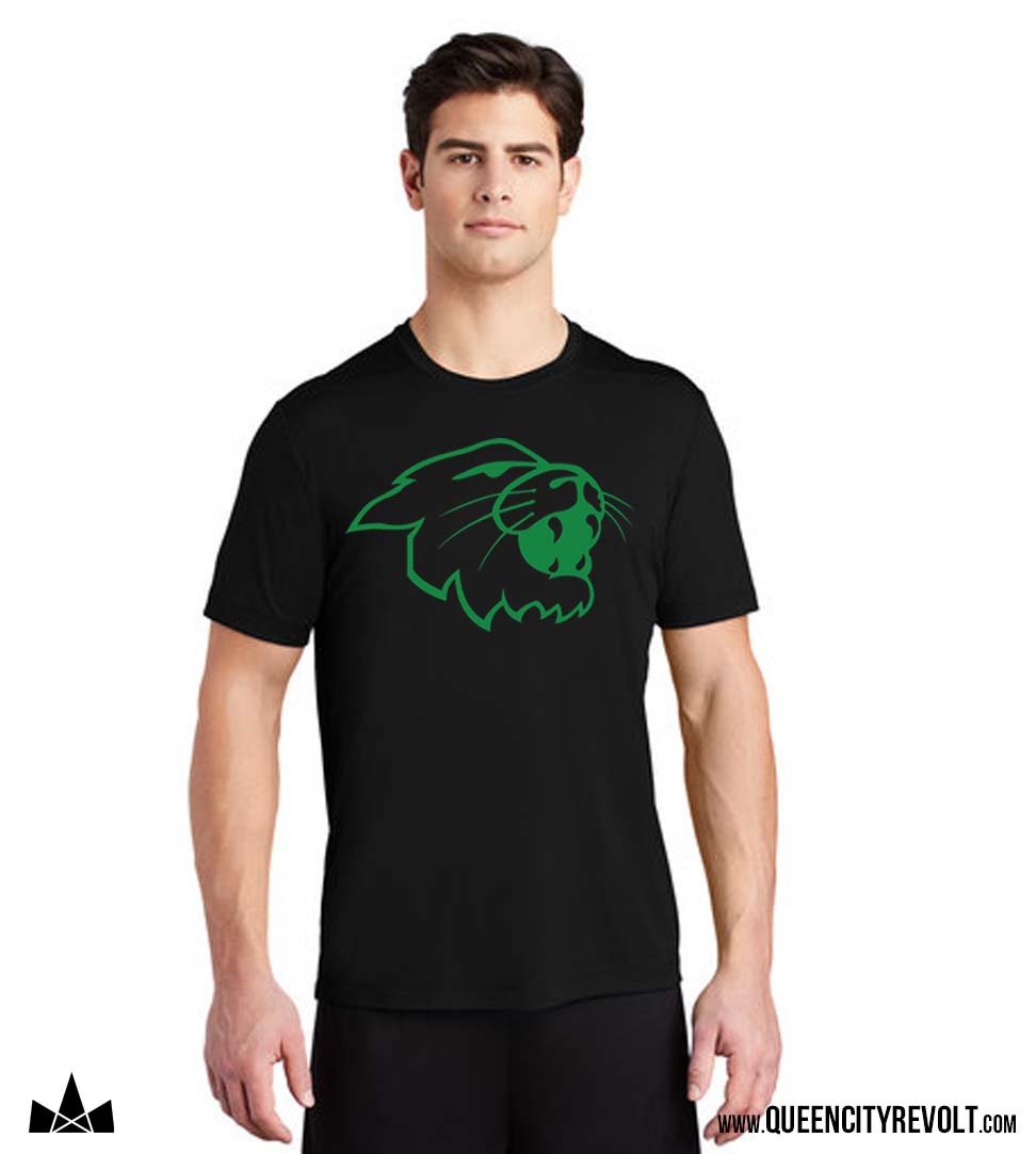 Harrison Wildcat Logo T-shirt, Black