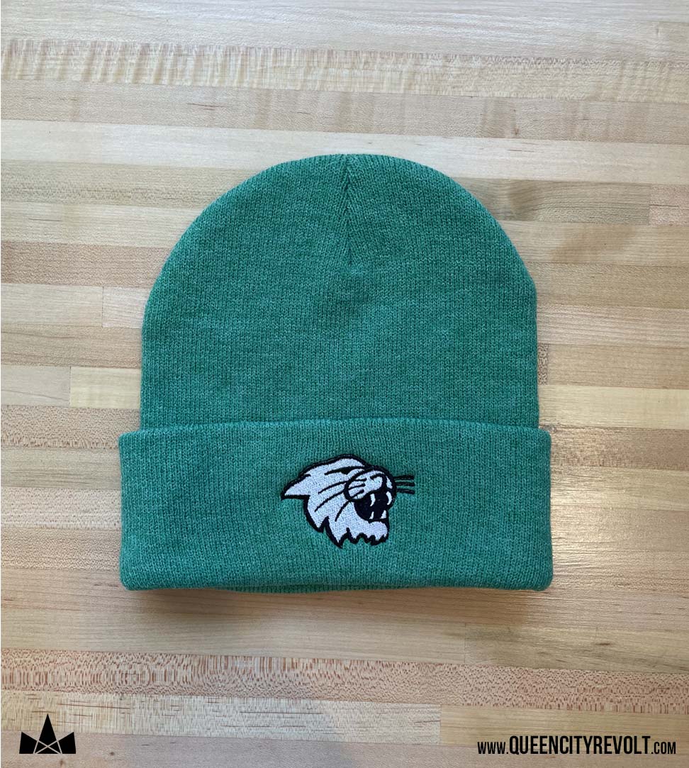 Harrison Knit Cuff Beanie, Green