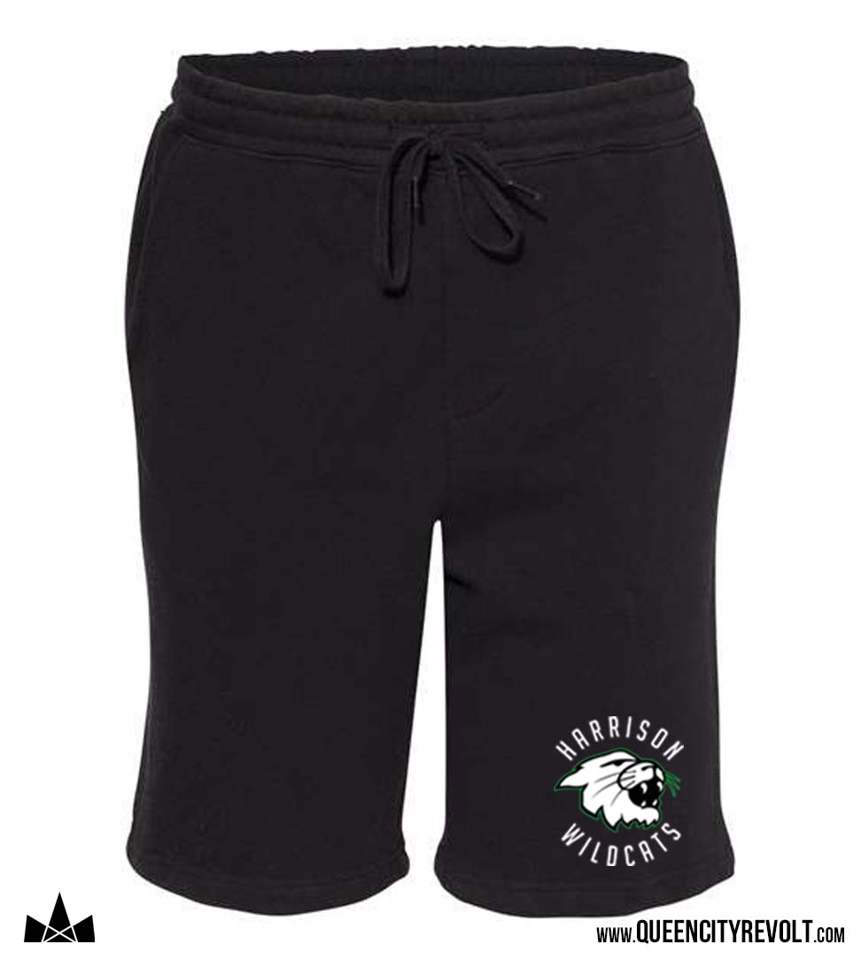 Harrison Adult Lightweight Sweat Shorts, Black