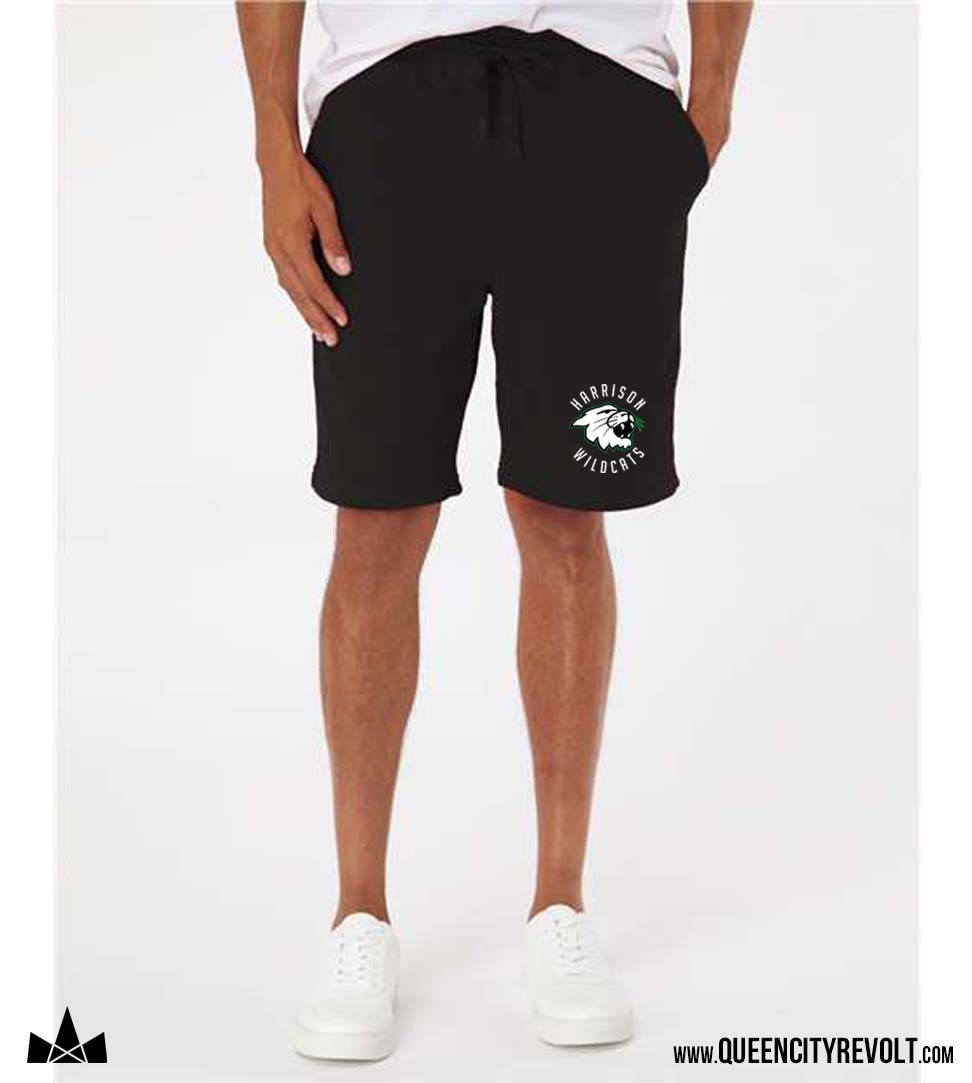 Harrison Adult Lightweight Sweat Shorts, Black