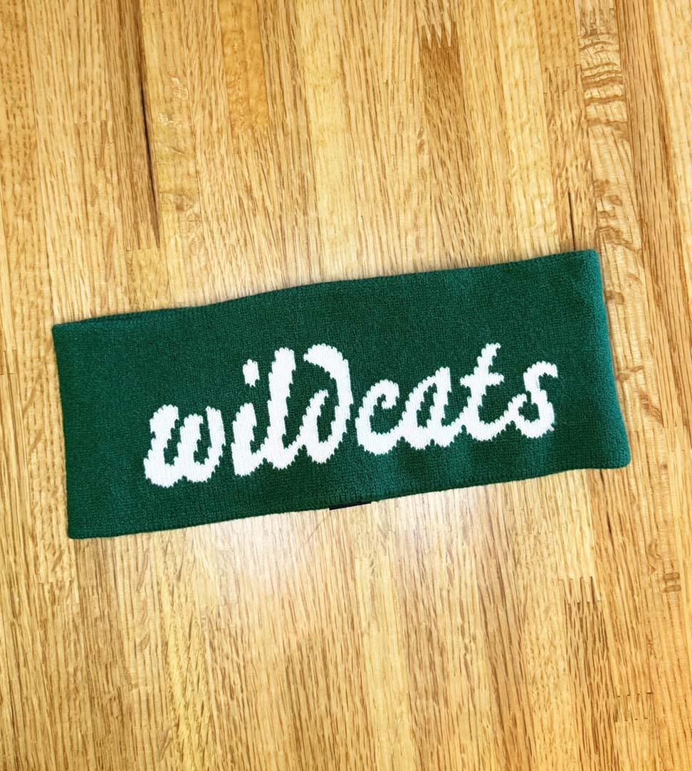 Harrison Knit Headband, Green/White