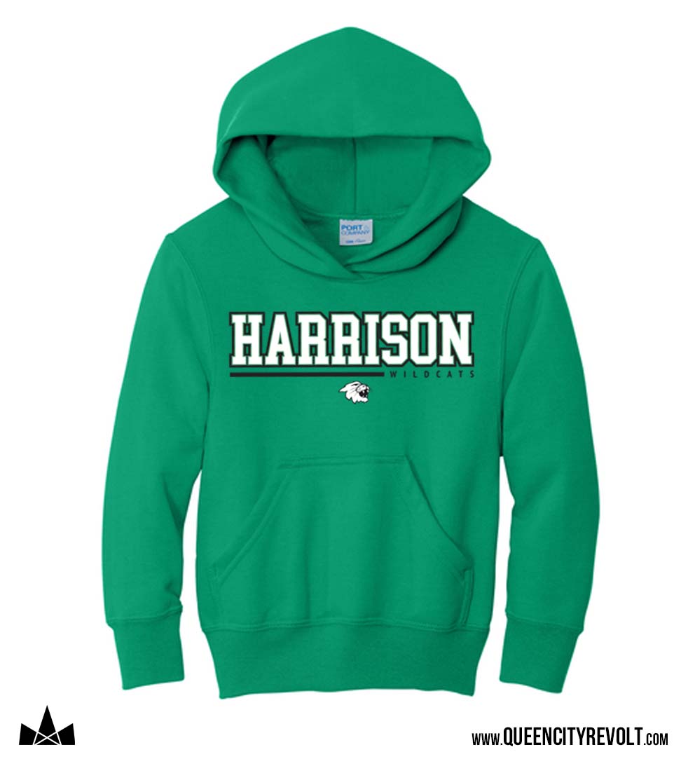 Harrison Youth Fleece Hoodie, Green