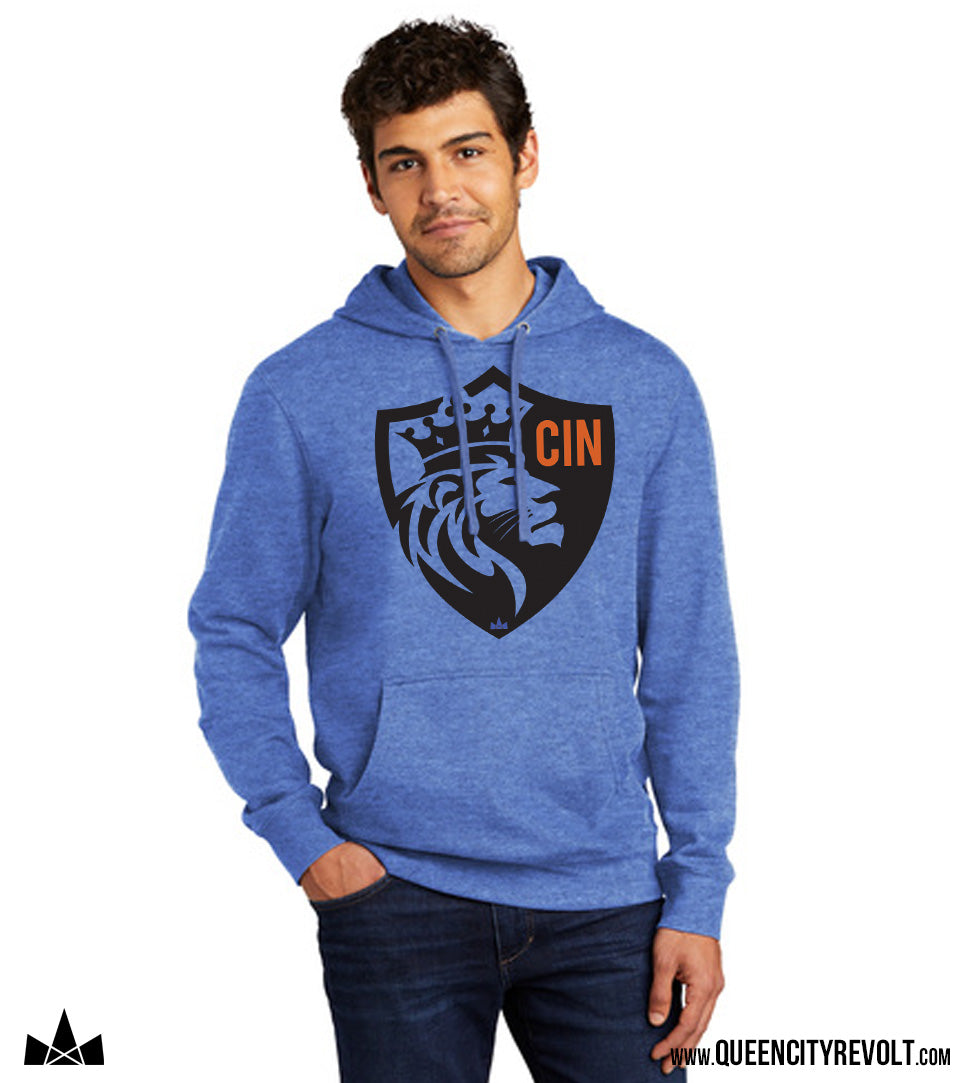 Cincinnati Soccer, Crest Hoodie, Royal