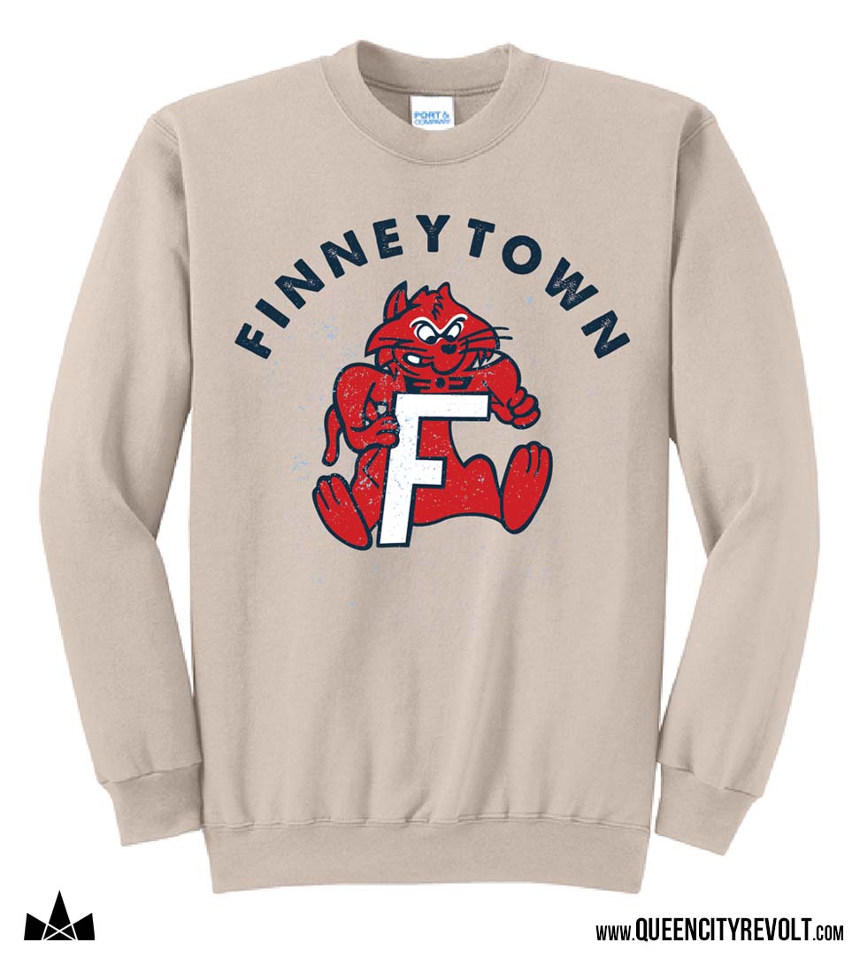 Finneytown Vintage Crew Sweatshirt, Tan