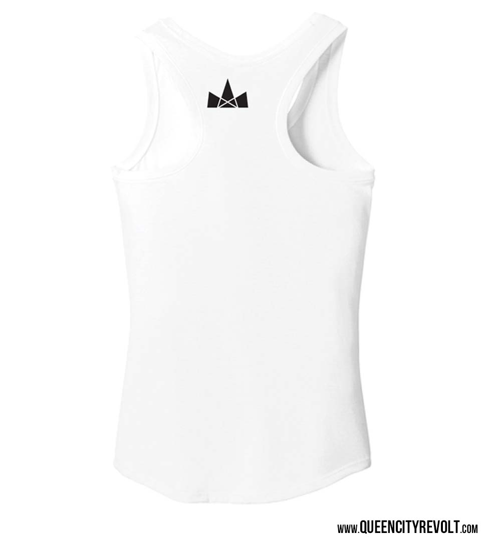 Harrison Baseball Tank, White