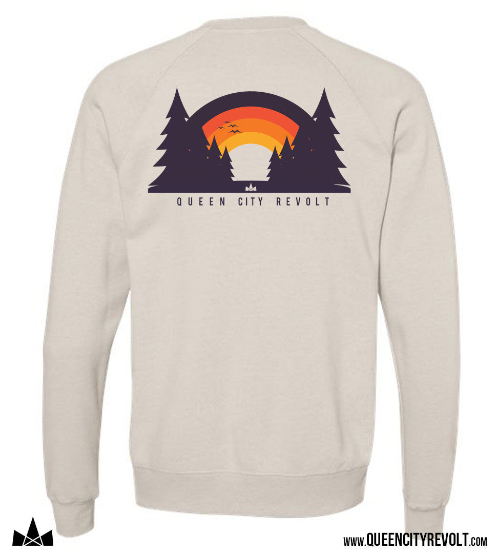 Midwest Crew Sweatshirt, Stone Heather