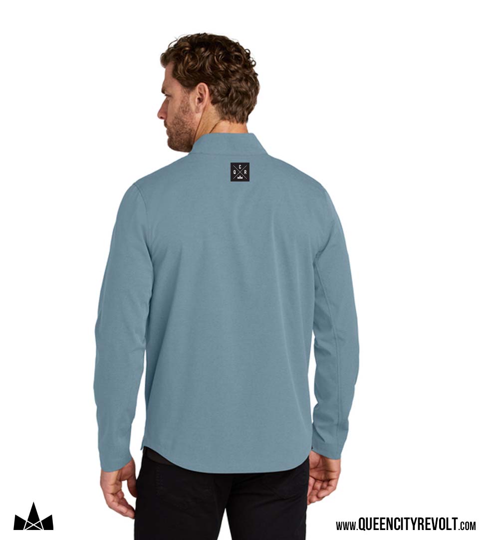 QCR Ogio Half Zip Jacket, Sky Blue