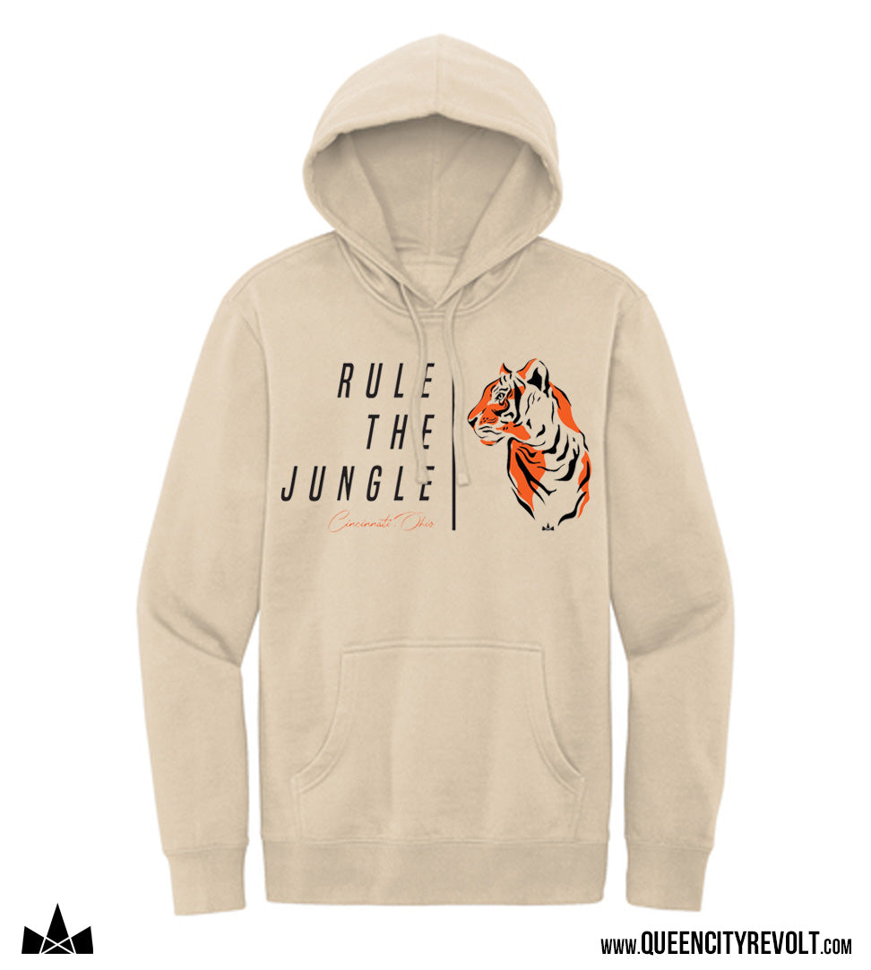 Cincinnati Football, Rule the Jungle Hoodie, Tan