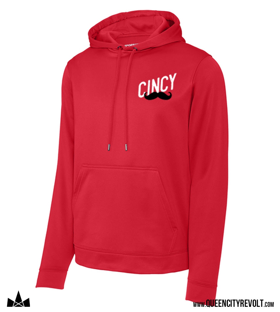 Young Mr Red Performance Hoodie, Red