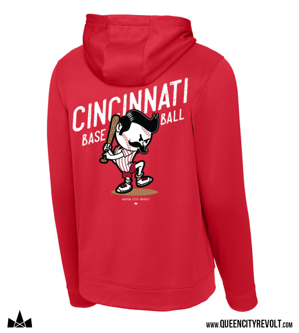 Young Mr Red Performance Hoodie, Red