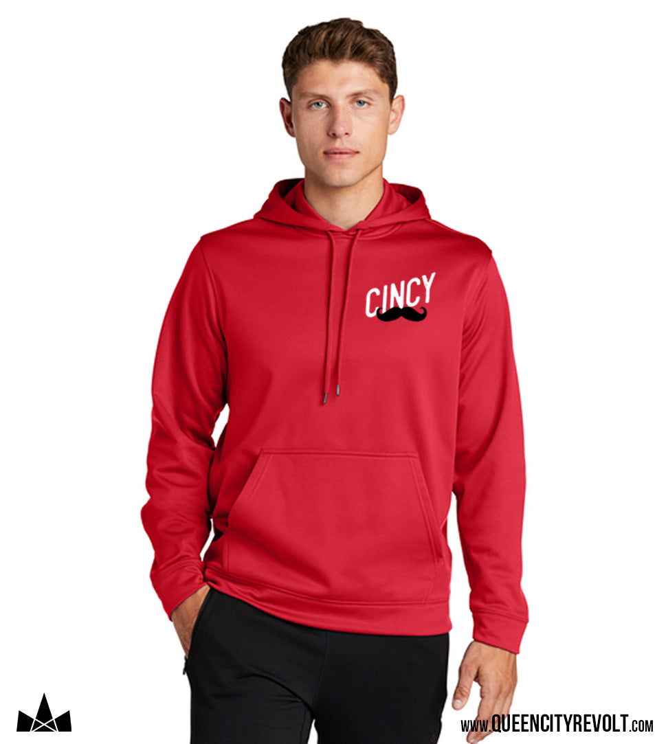Young Mr Red Performance Hoodie, Red