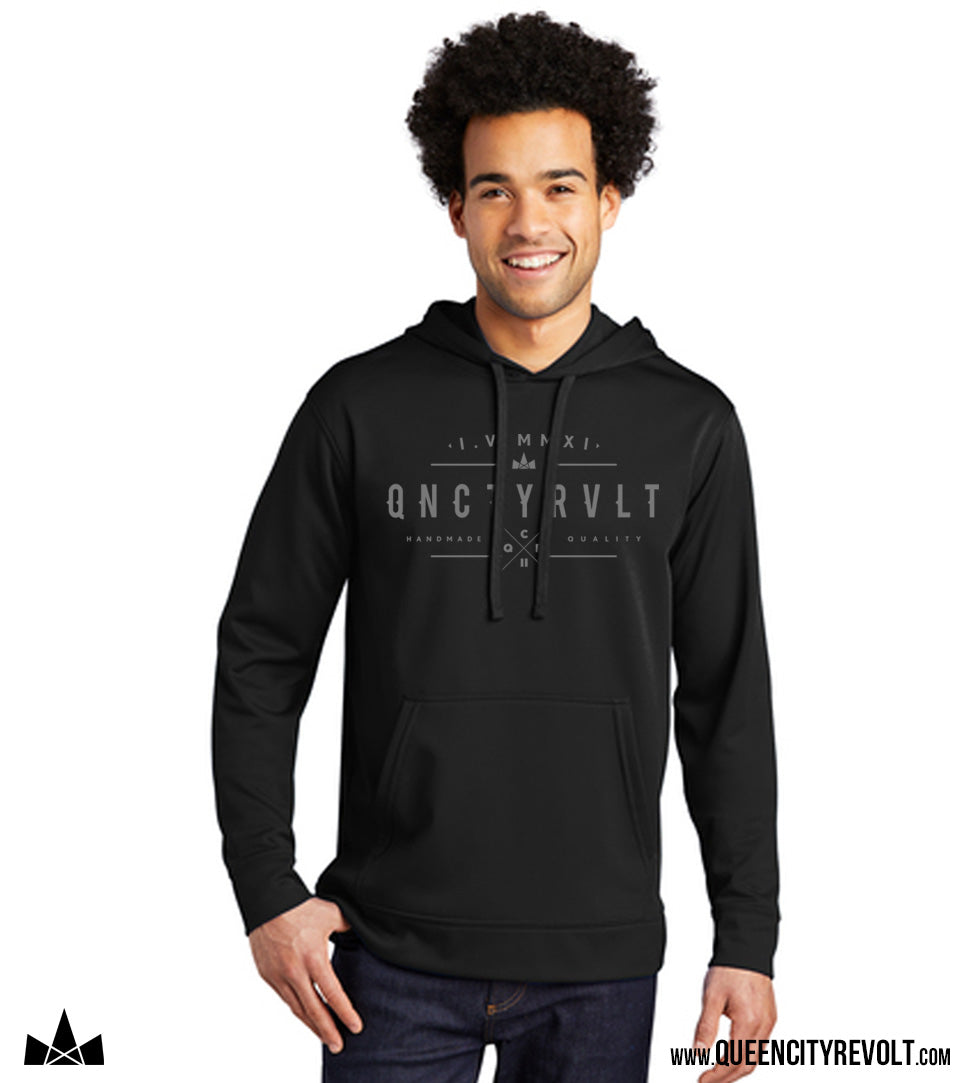 QCR Performance Hoodie, Black