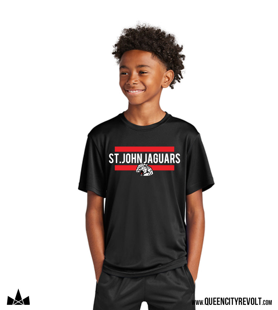 STJB Youth Performance T-Shirt, Black