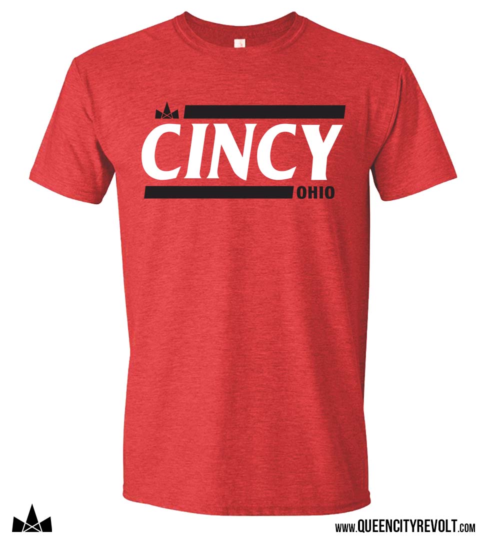 Cincinnati Ohio, University T-Shirt, Red