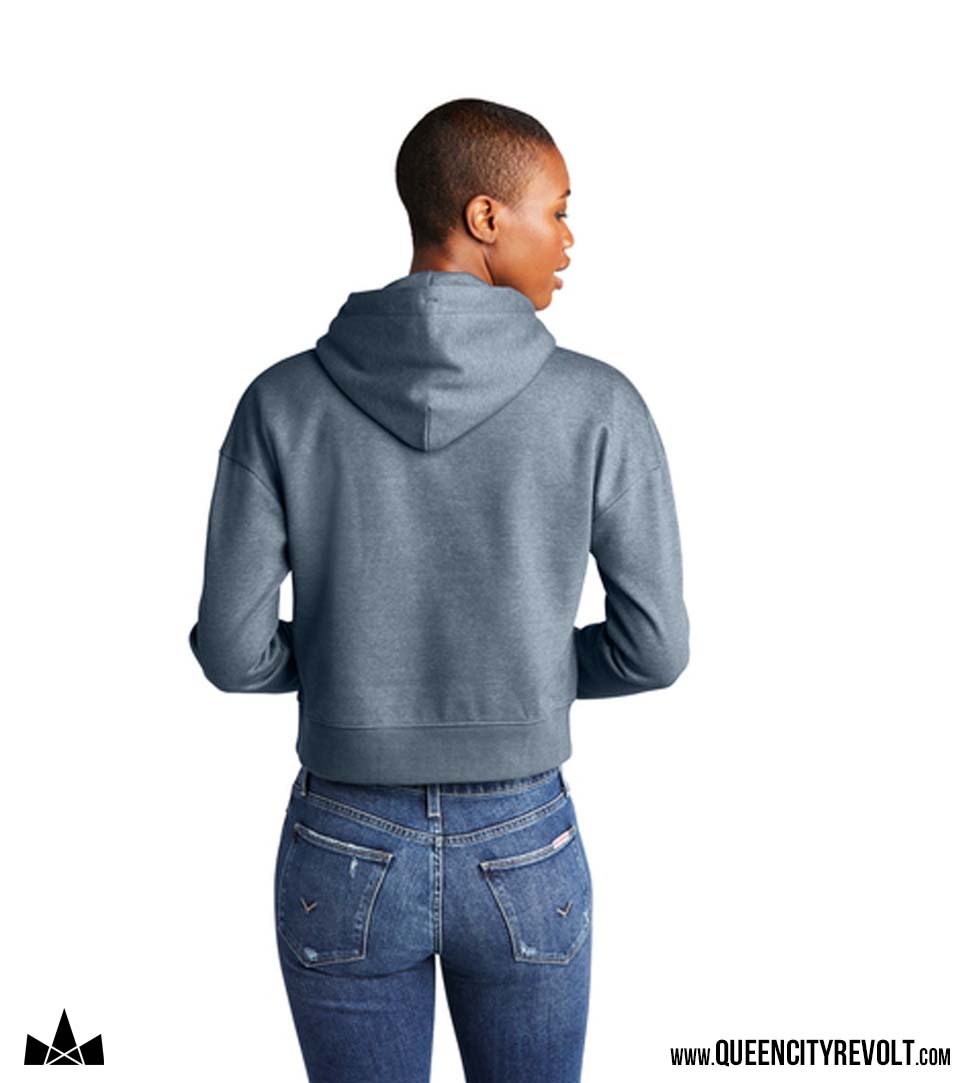 Westside Women's Cropped Hoodie, Blue