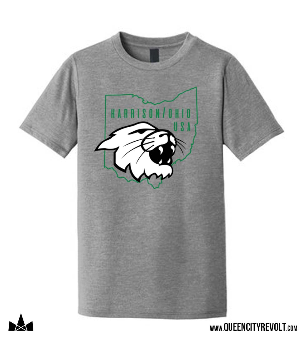 Harrison Youth Ohio Wildcat T-shirt, Grey