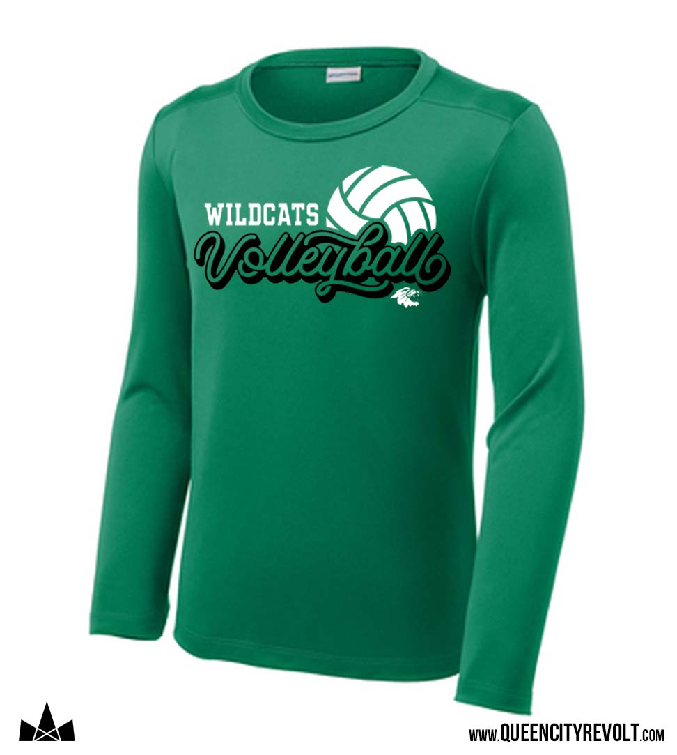 Harrison Youth Volleyball Performance Longsleeve, Green