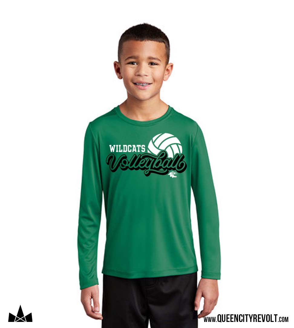 Harrison Youth Volleyball Performance Longsleeve, Green