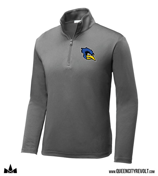PRESALE Bluejays Performance Quarter Zip, Dark Grey