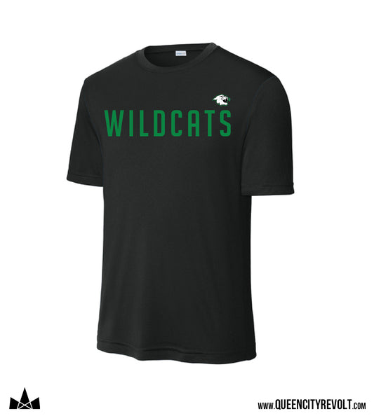 Harrison Wildcats Adult Performance Tshirt, Black