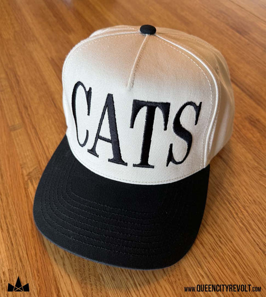 Harrison CATS Snapback, Black/Cream