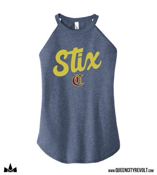 Stix Women's Tank, Navy