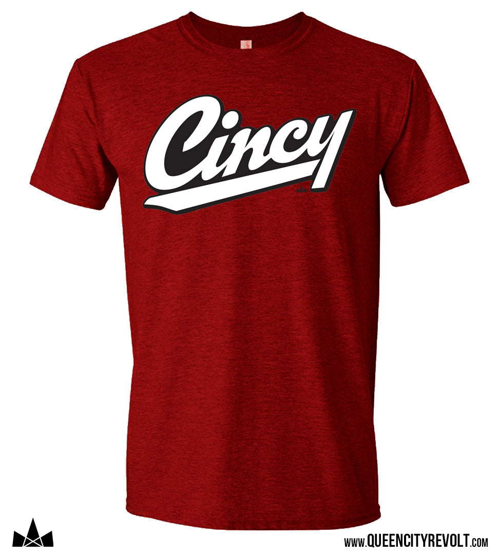 Cincinnati Baseball, Cincy Tshirt, Red