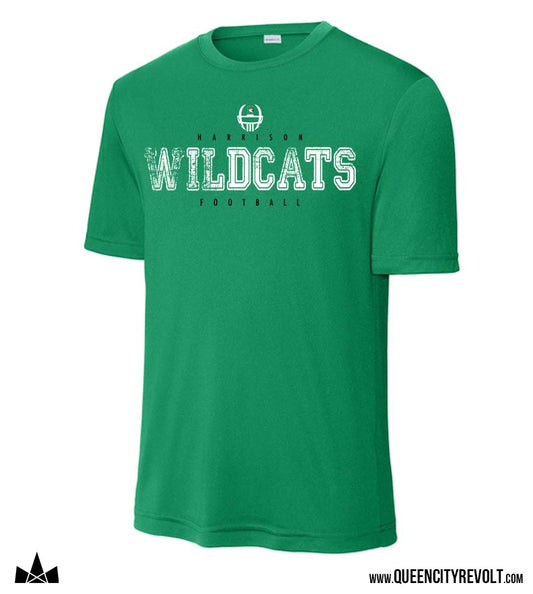 Harrison Football Performance T-Shirt, Green