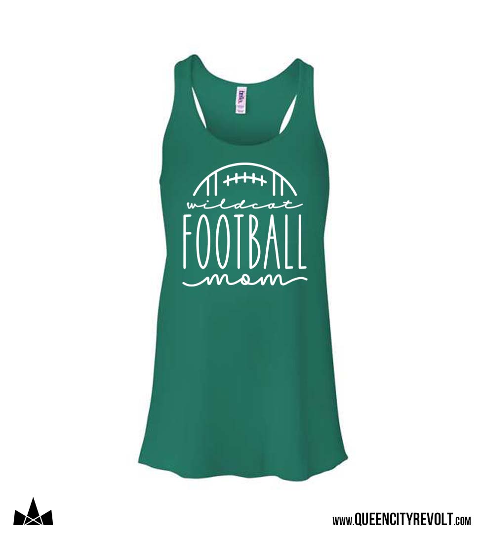 Harrison Women's Football Flowy Racerback Tank, Green
