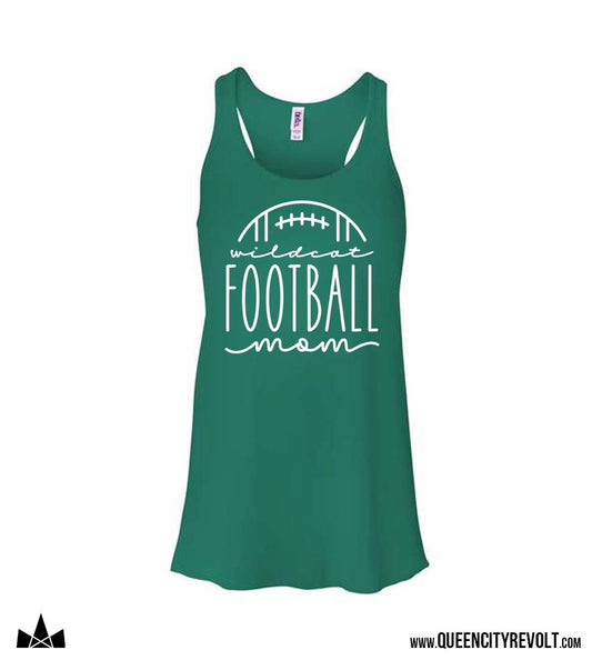 Harrison Women's Football Flowy Racerback Tank, Green